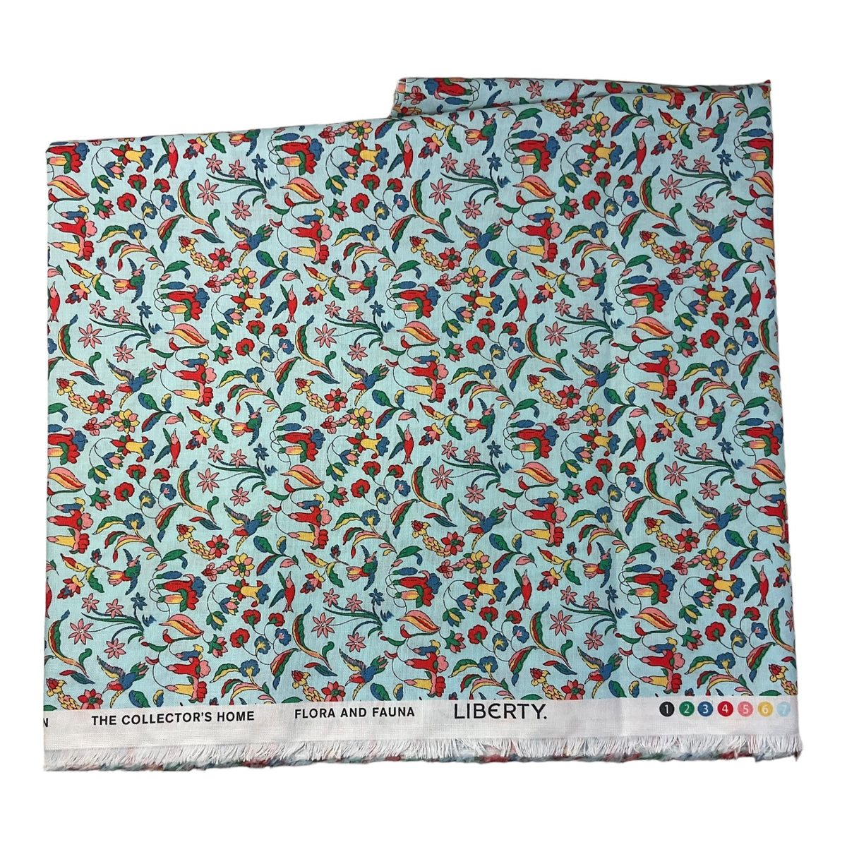 Liberty large toiletries bag with bird floral print  handles and zip pocket