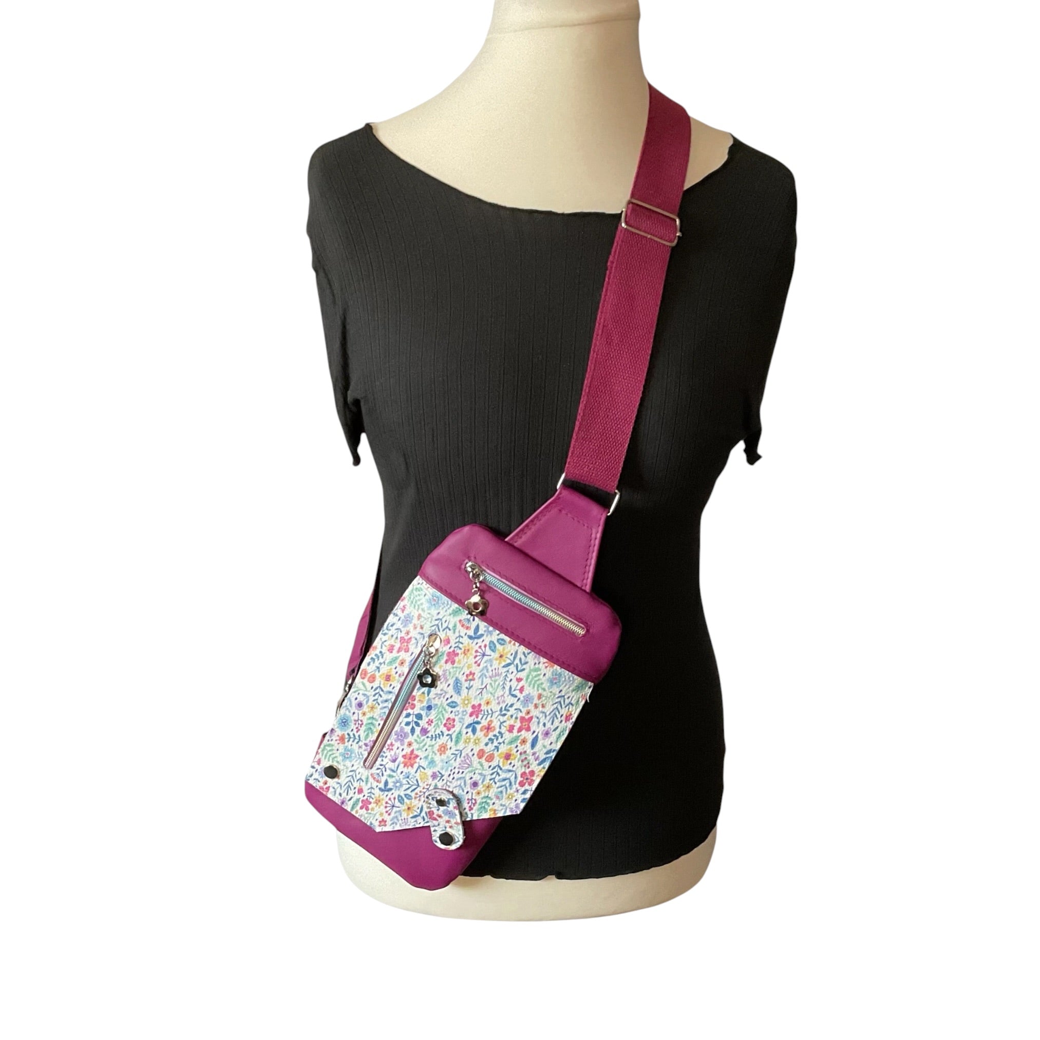 Handmade Leather sling Bag for Women