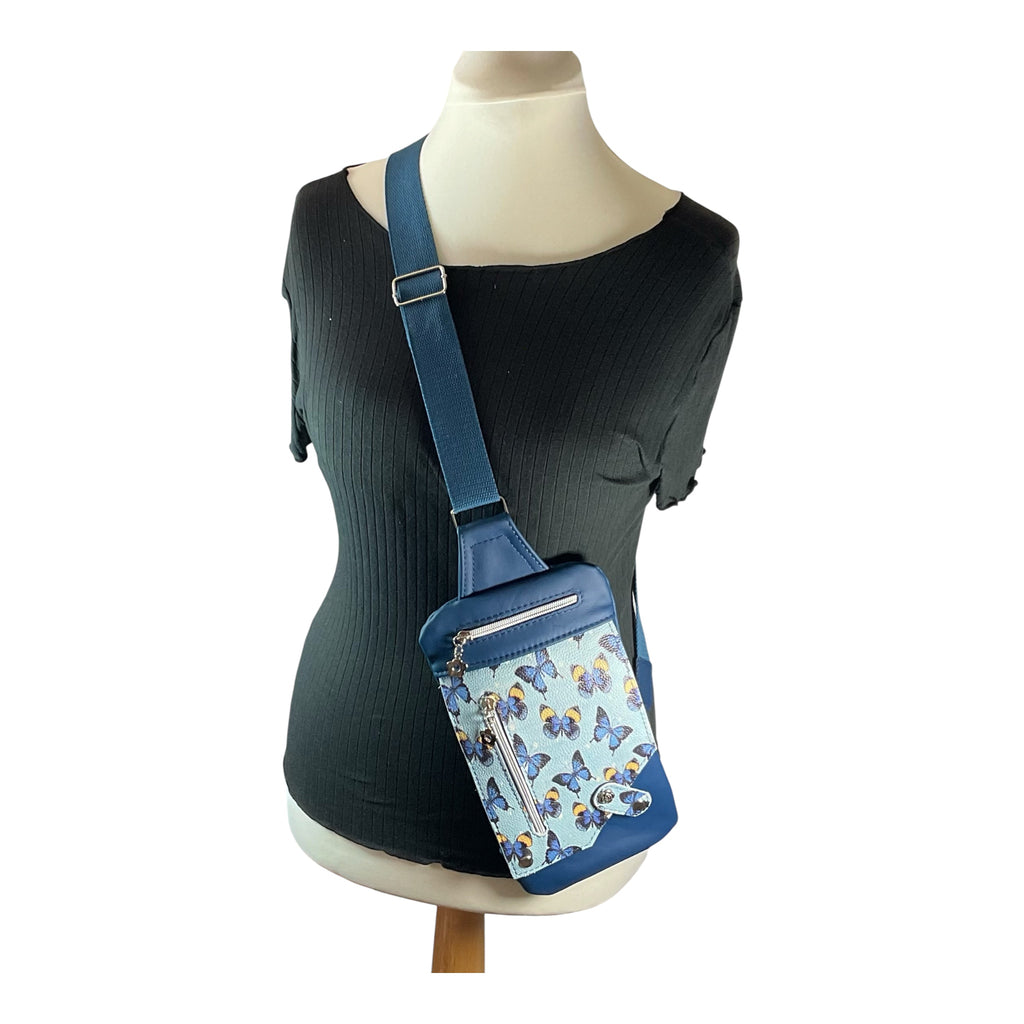 Handmade Leather butterfly sling Bag for Women