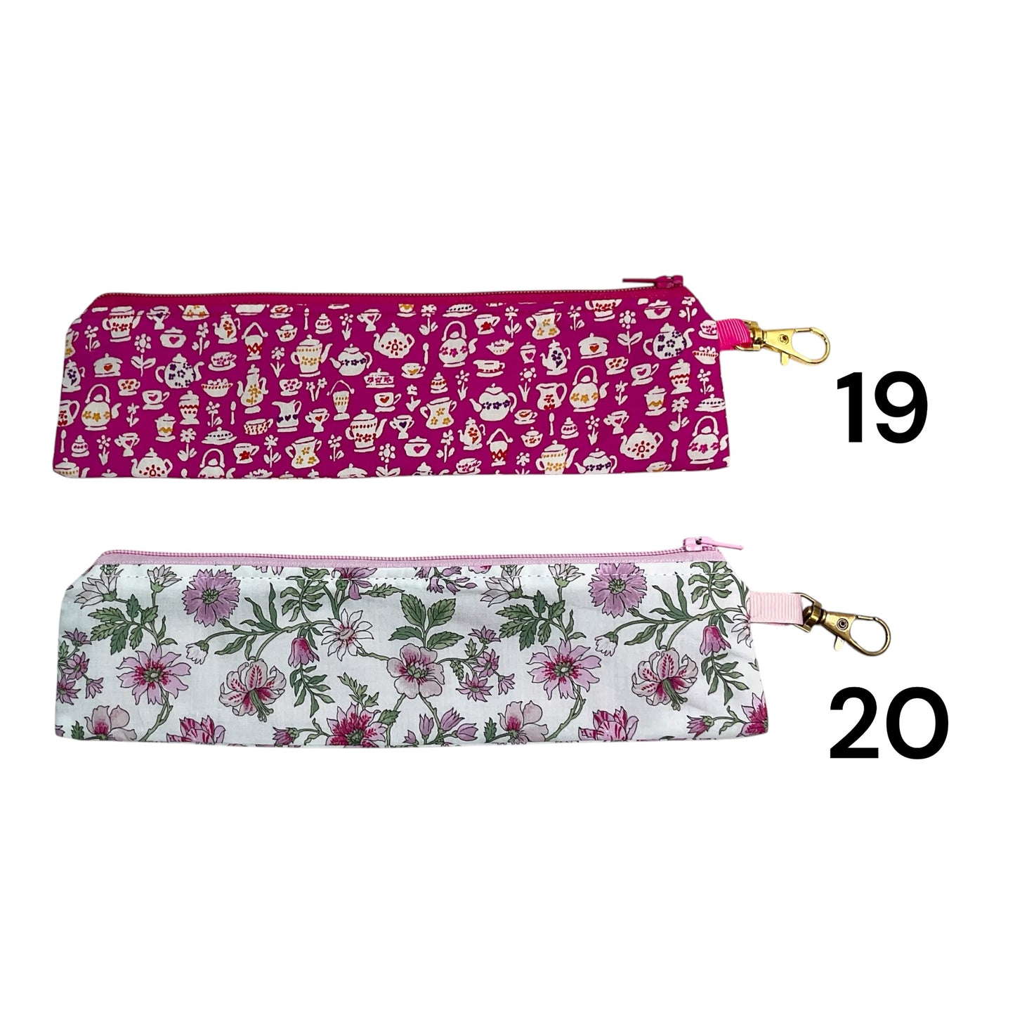 Liberty fabric slim pencil case