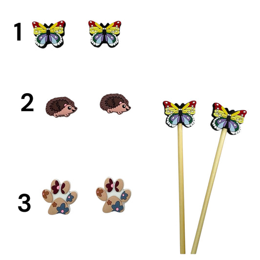 knitting needle stitch stopper for knitters