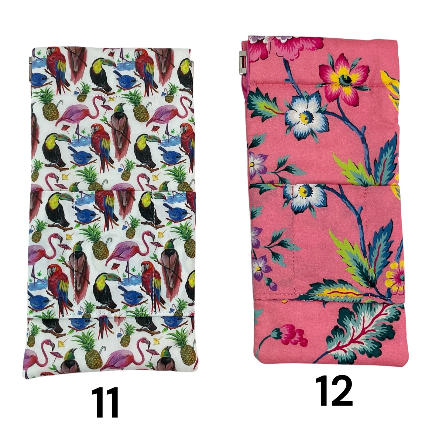 snap shut Glasses cases in Liberty floral fabric