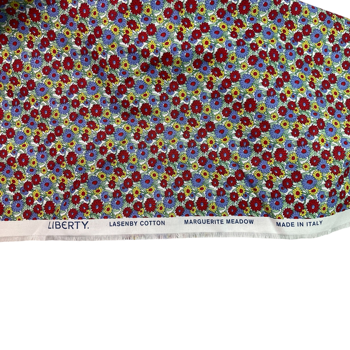 Liberty large toiletries bag with daisy floral print,  handles and zip pocket
