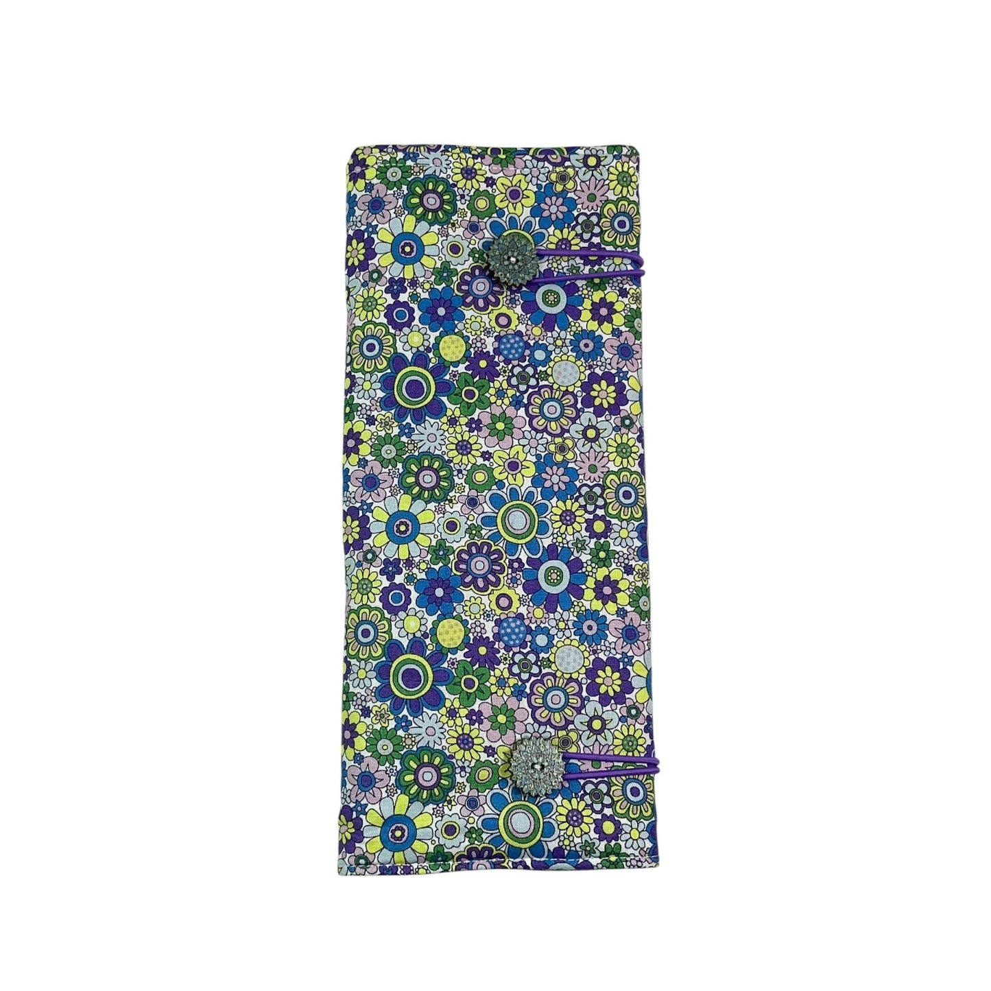 Liberty Floral fabric  interchangeable and double pointed knitting needle case