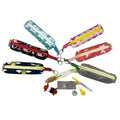Mini sewing kit with lanyard clip , travel mending case, keyring needle case, keychain sewing notions, stocking filler, christmas gift