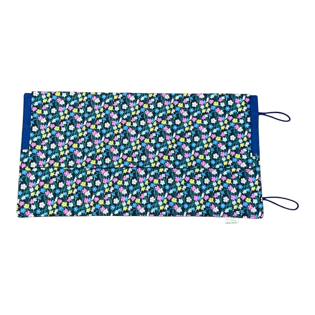 Double pointed knitting needle case made in Liberty floral fabric,  DPN or crochet hook case, sock knitters gift,