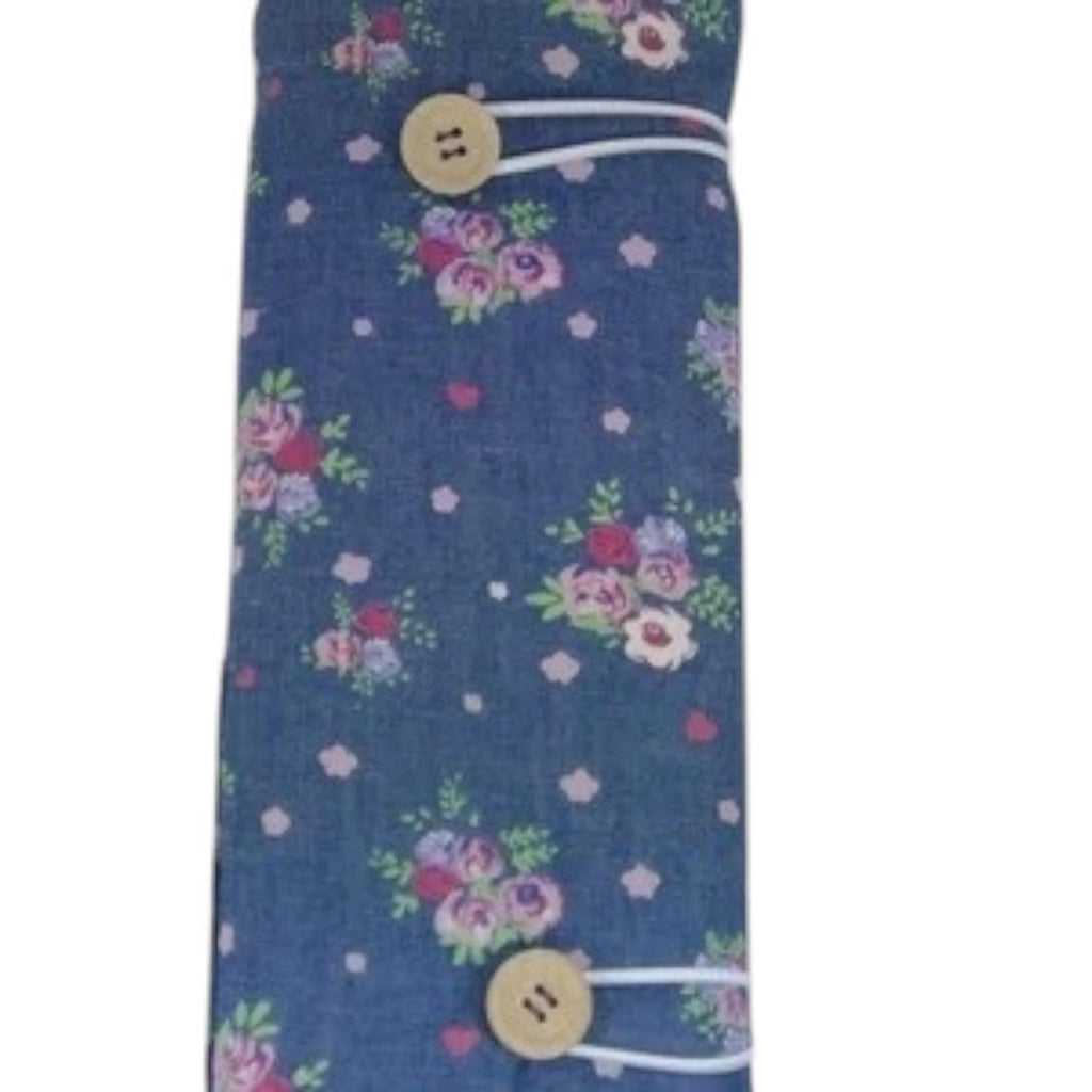Floral interchangeable and double pointed needle case, knitting needle pouch, hiya hiya case, knit pro wallet, sock needle case
