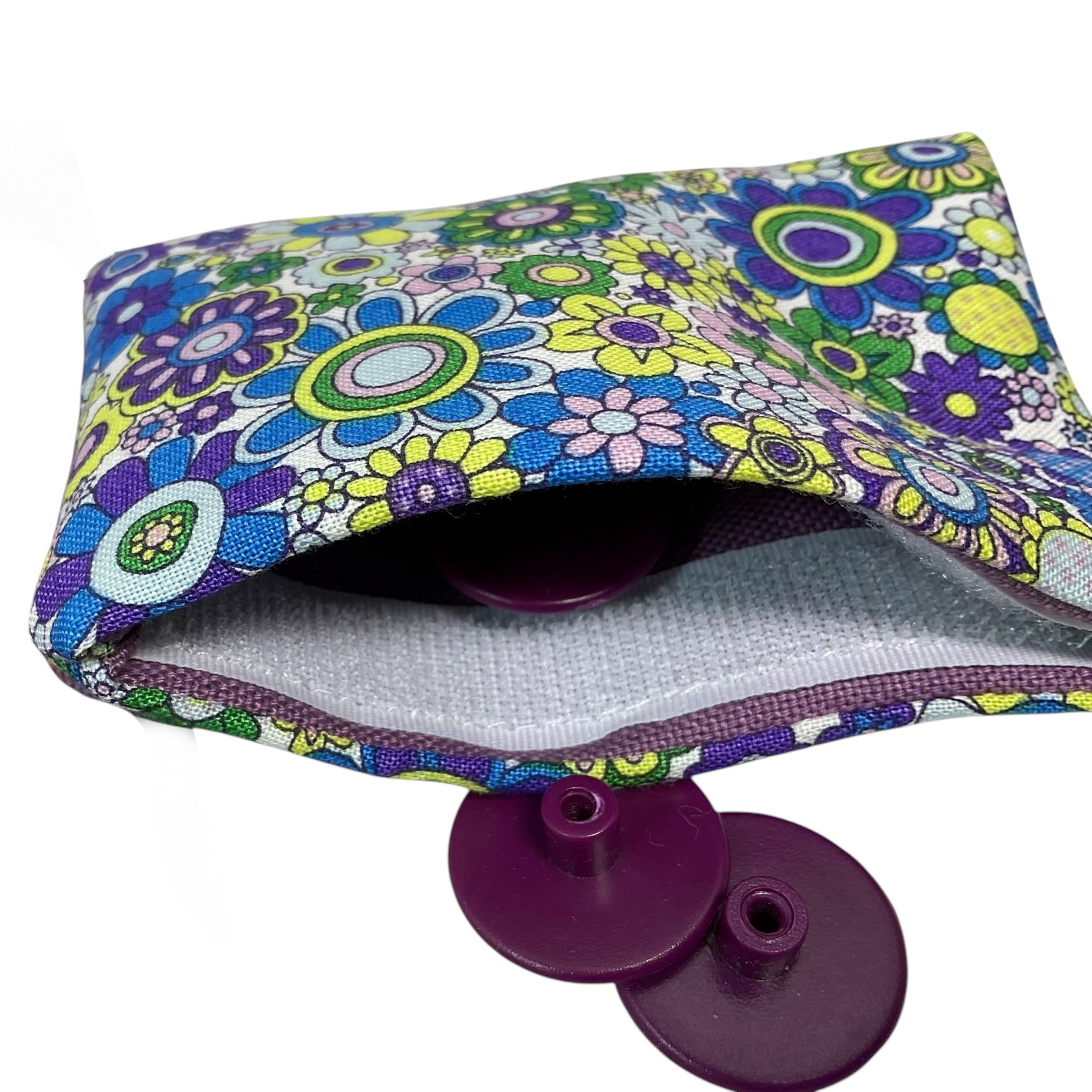 Liberty Floral fabric  interchangeable and double pointed knitting needle case, hiya hiya pouch, knit pro wallet, sock needle case