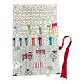 Straight knitting needle case, needle roll , sheep needle case, needle storage, knitting accessories, knitters gift,needle organiser
