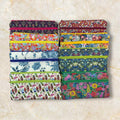Liberty fabric two zip pocket pouch, double pocket case, 2 pocket zipper floral water resistant case, ladies gift, girls privacy pouch