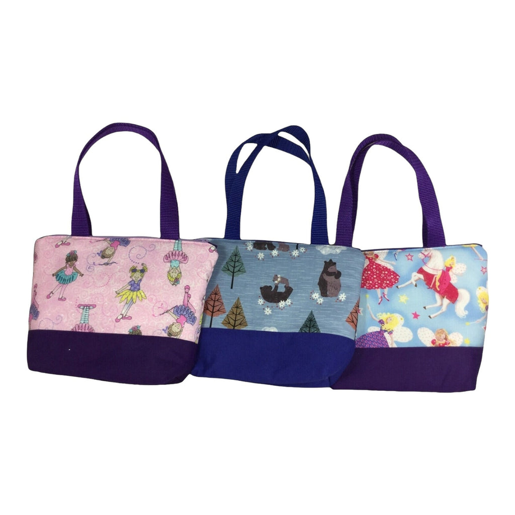 Girls Ballerina Wash Bag: Children's Travel Toiletry Bag, Wipe Clean Lining