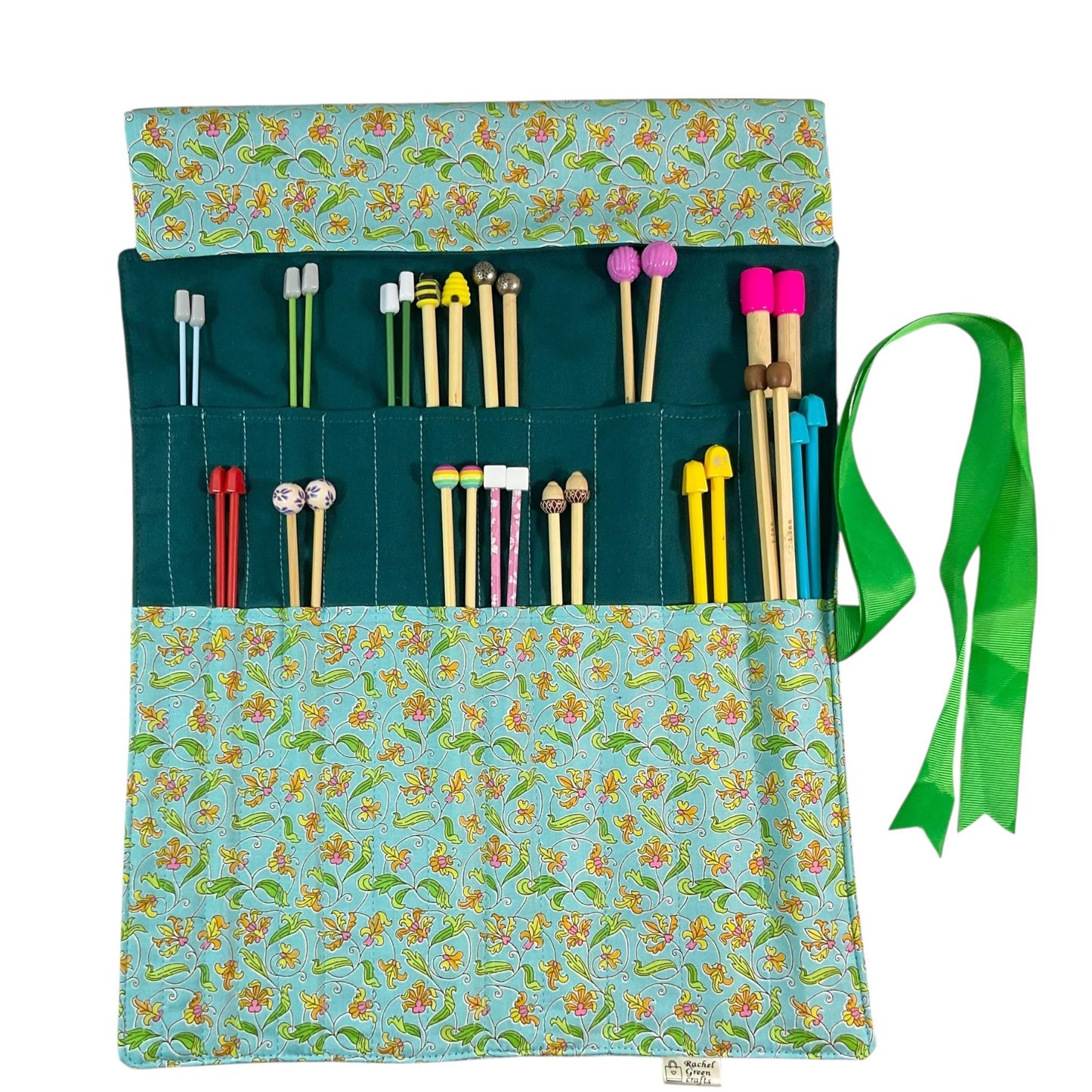 Liberty floral print Straight knitting needle case