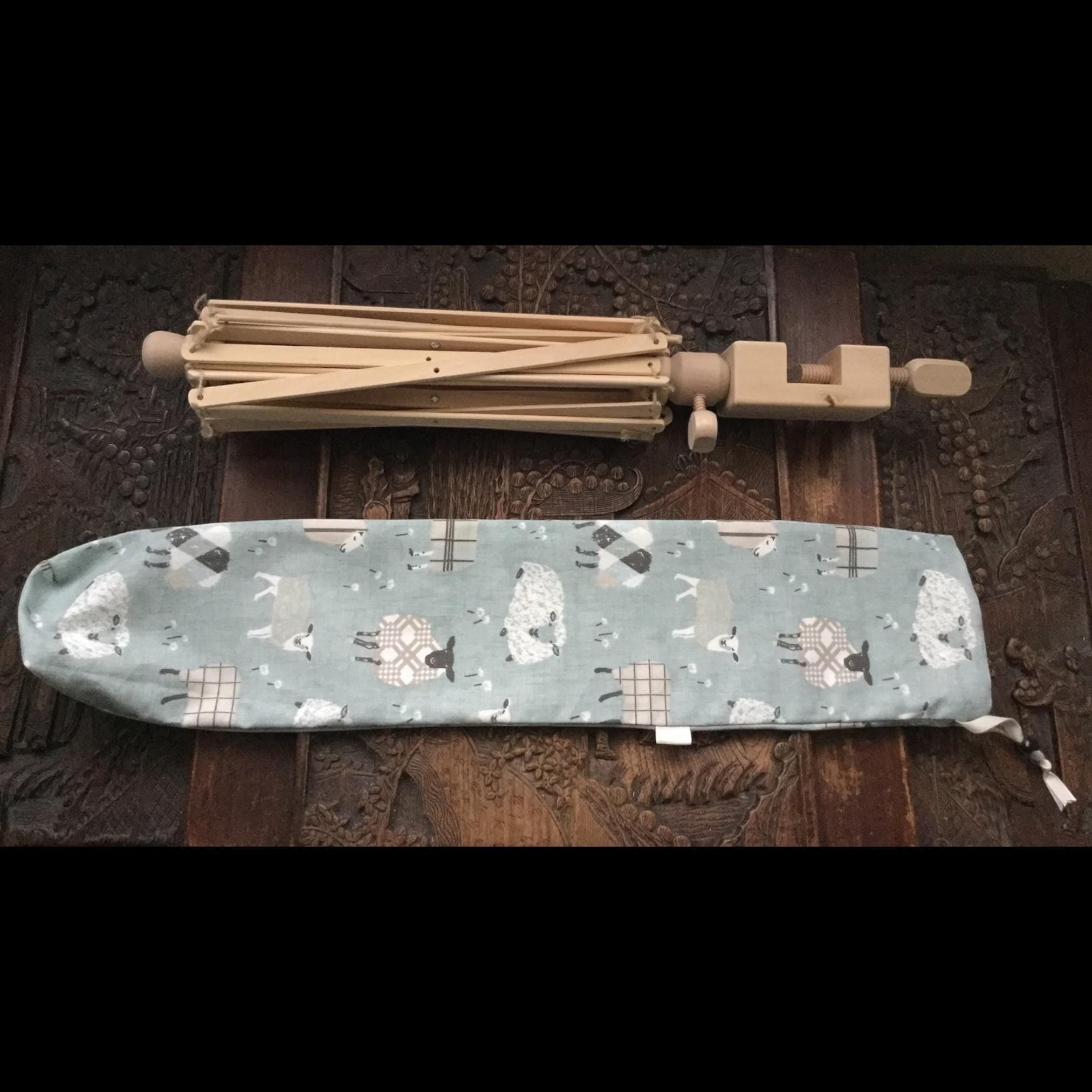 Fabric Yarn Swift Cover: Sheep, Floral, or Cat Print - Yarn Winder Sleeve
