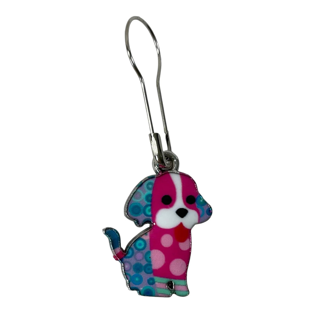 Dog Stitch markers for knitting and crochet, enamelled colourful progress charms, crochet lace markers, knitters gift , place keeper