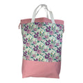 XXL  drawstring knitting bag with Liberty fabric  floral print, supersized multi pockets project bag with handles, ladies  gift