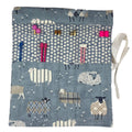 Straight knitting needle case, needle roll , sheep needle case, needle storage, knitting accessories, knitters gift,needle organiser