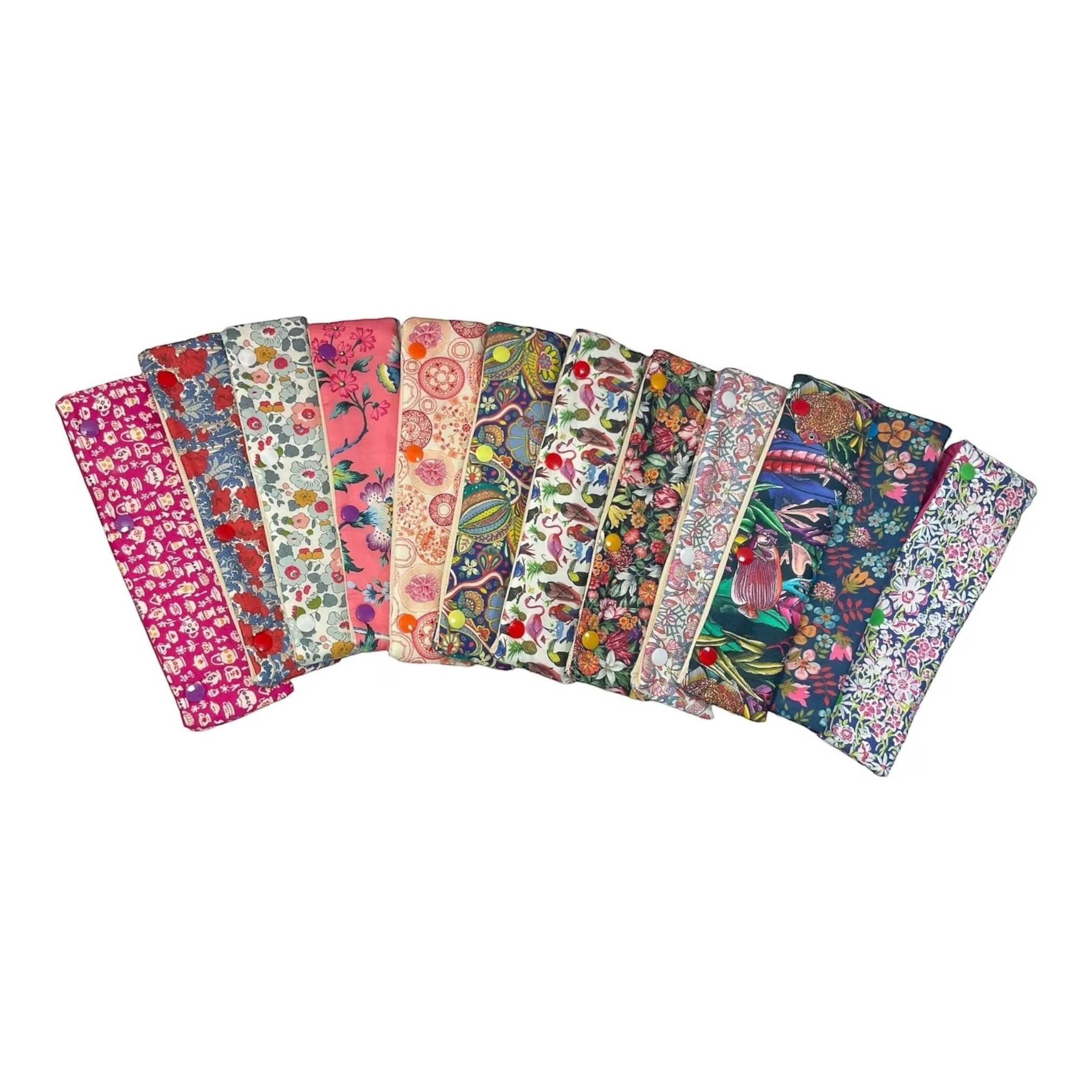 Double pointed knitting needle cosy in Liberty Fabric, sock Knitting Needle Case: Floral Project Keeper