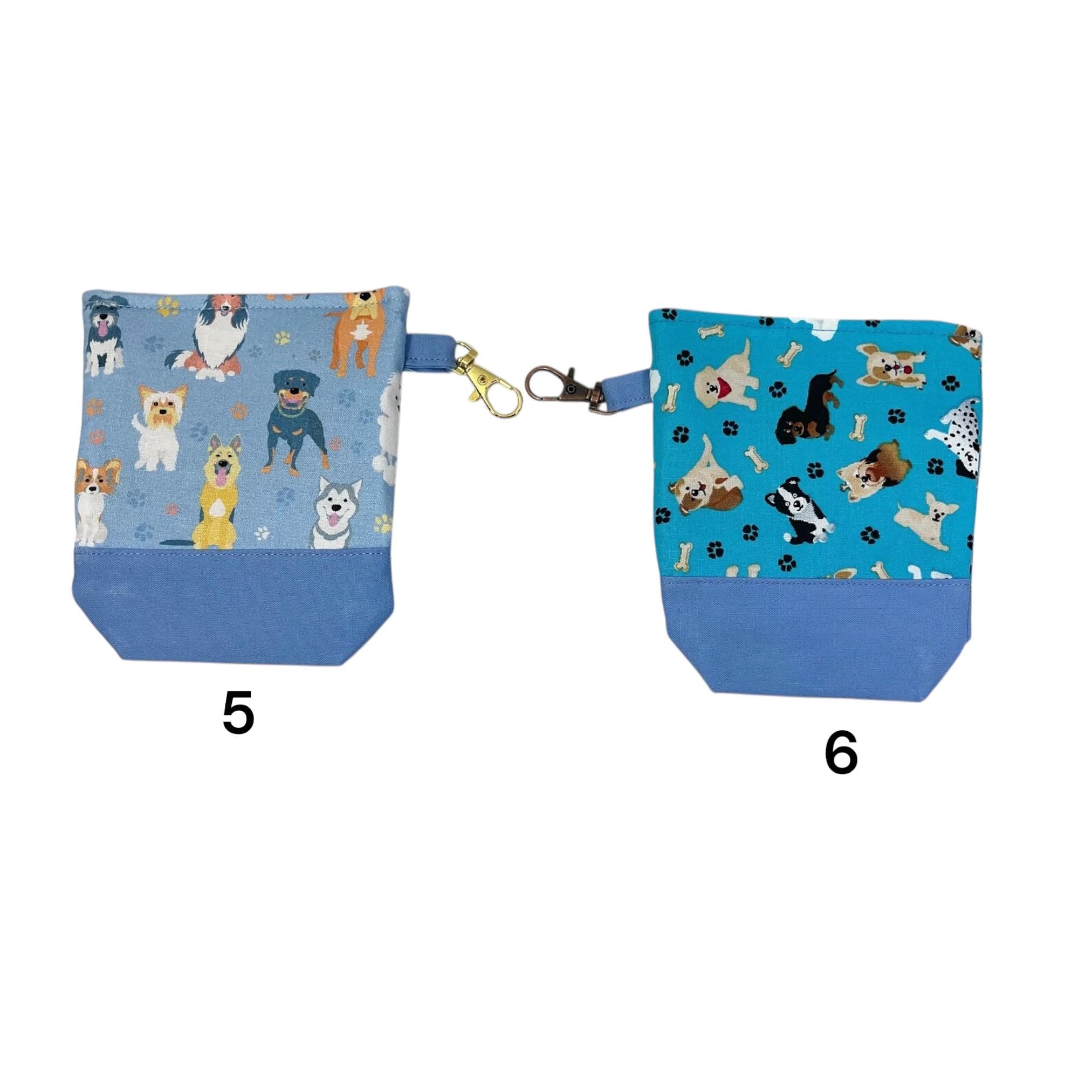 Dog Print Poop Bag Holder & Treat Pouch: Puppy Walker Gift