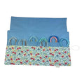 Circular needle case made from Liberty floral fabric, fixed circular sock needle pouch, knitting needle roll, knitters gift, needle holder,