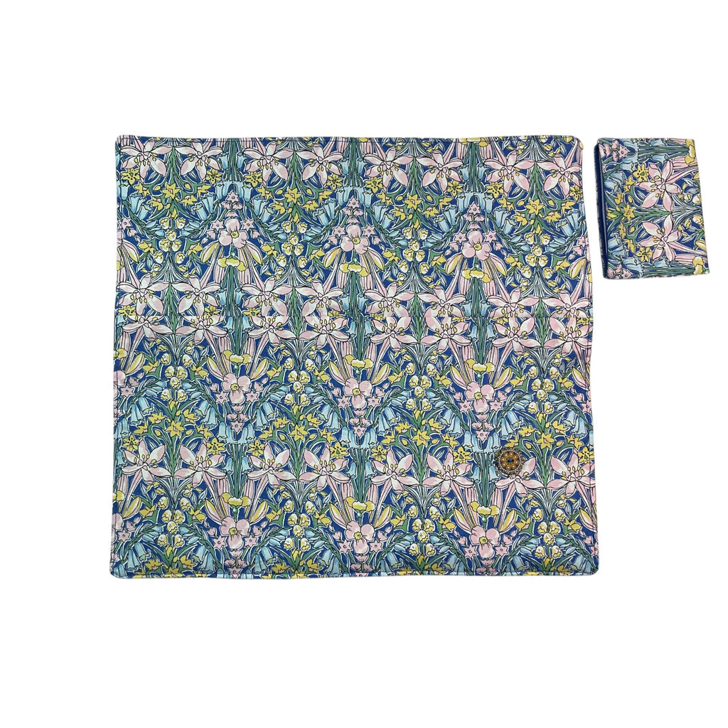 Interchangeable knitting needle case with Liberty fabric , floral addi case, chiagoo wallet, knit pro organiser pouch, hiya hiya case,