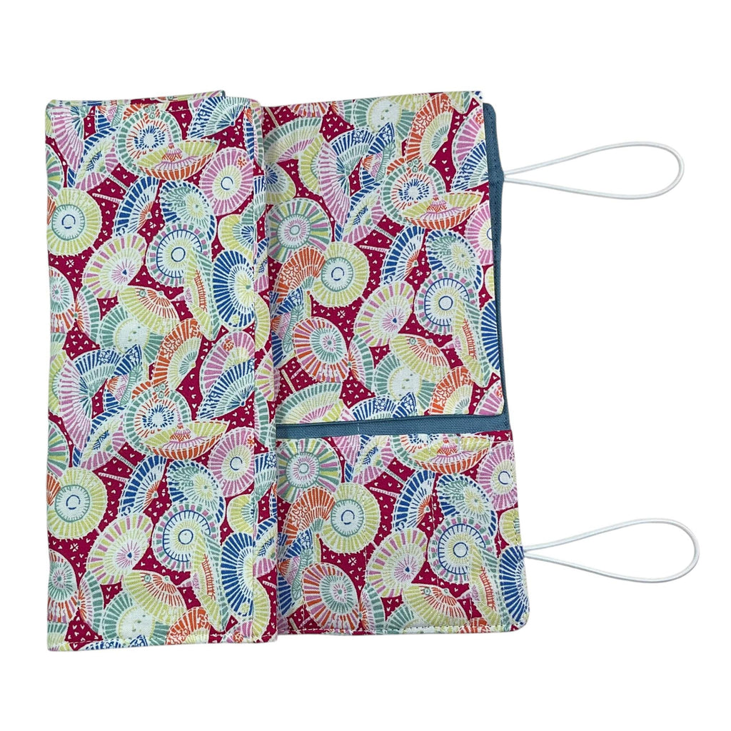 Liberty Floral fabric  interchangeable and double pointed knitting needle case, hiya hiya pouch, knit pro wallet, sock needle case