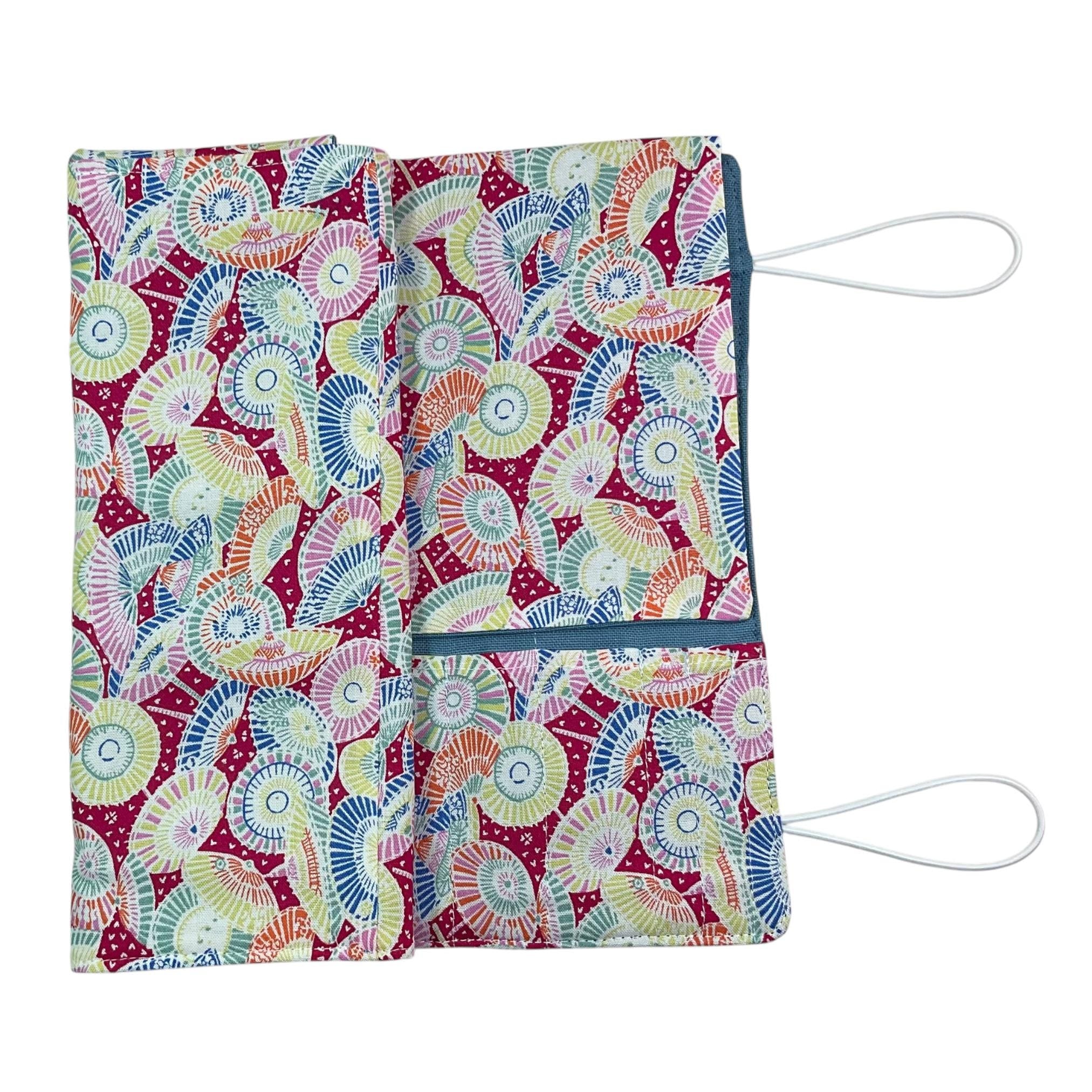 Liberty Floral fabric  interchangeable and double pointed knitting needle case, hiya hiya pouch, knit pro wallet, sock needle case