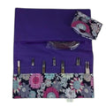 Floral Interchangeable needle case, interchangeable organiser, addi needle storage, chiagoo  folding pouch, knit pro, hiya hiya case,