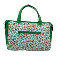 large toiletries bag made from  Liberty fabric, with handles and pockets in and outside, bird Waterproof lined wash pouch, ladies gift