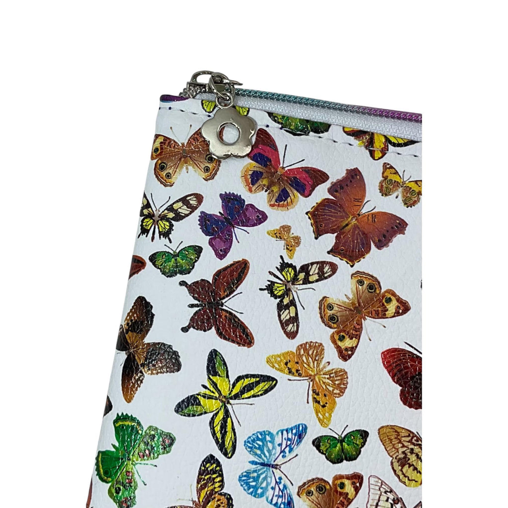 Interchangeable knitting needle case with butterflies , wildlife lover addi case, chiagoo wallet, knit pro organiser pouch, hiya hiya case,