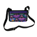 Small shoulder phone bag, flat floral print Pouch, woodland handbag, teenager purse, essentials bag