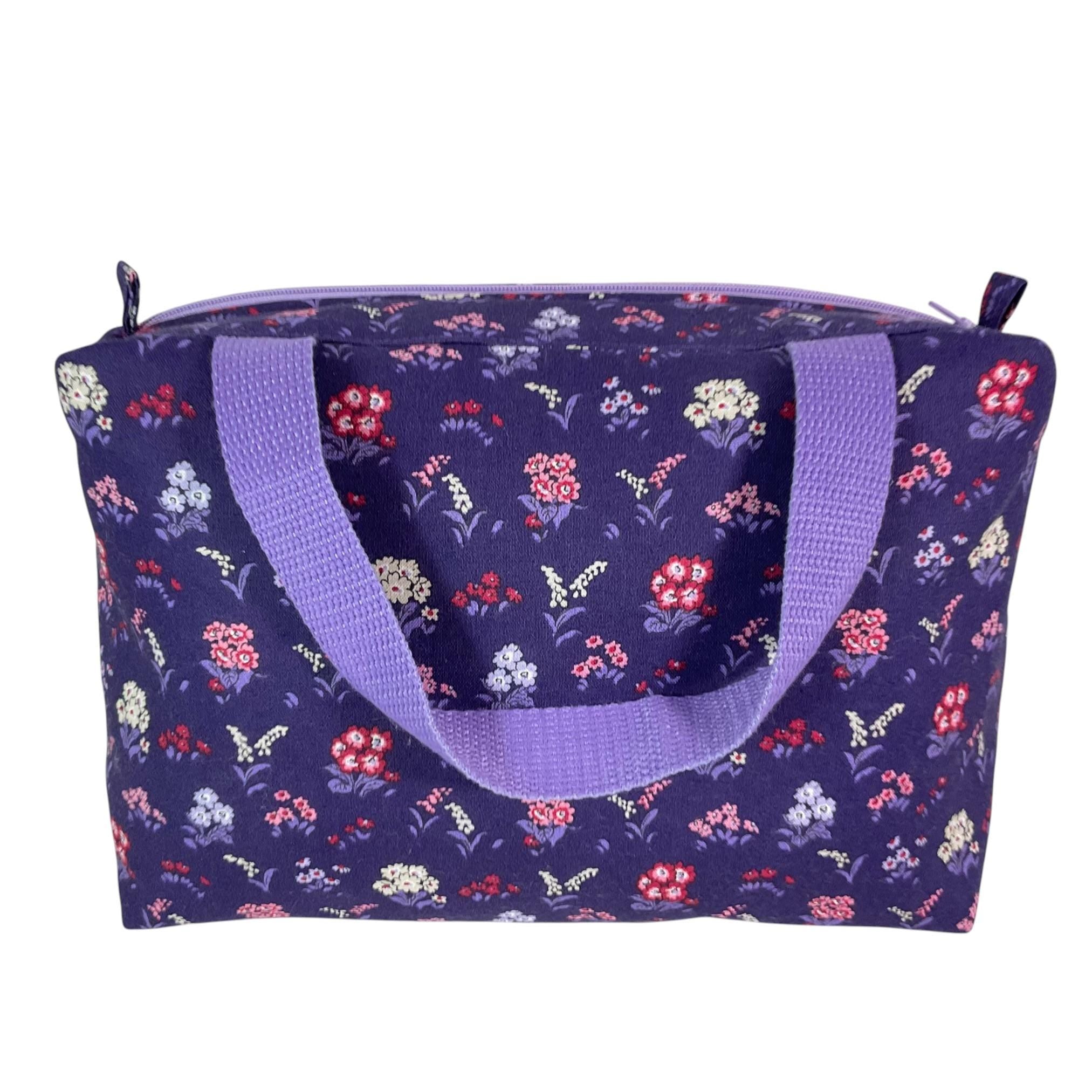 Liberty fabric large toiletries bag with handles and zip pocket, floral Waterproof, ladies sponge wash pouch, Cosmetics bag, ladies gift