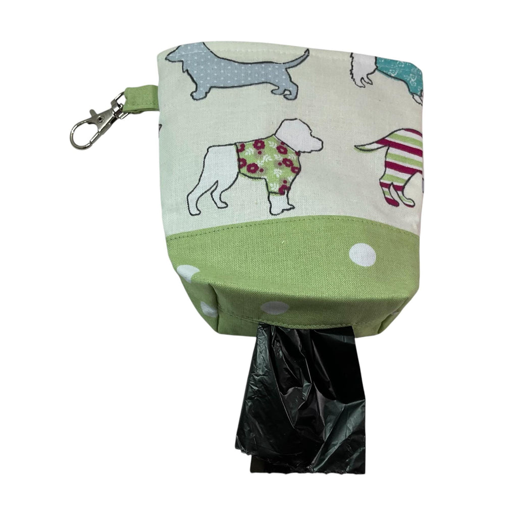 Dog Print Poop Bag Holder & Treat Pouch: Puppy Walker Gift