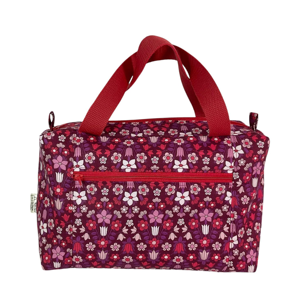 Liberty fabric large toiletries bag with handles and zip pocket, floral Waterproof, ladies sponge wash pouch, Cosmetics bag, ladies gift