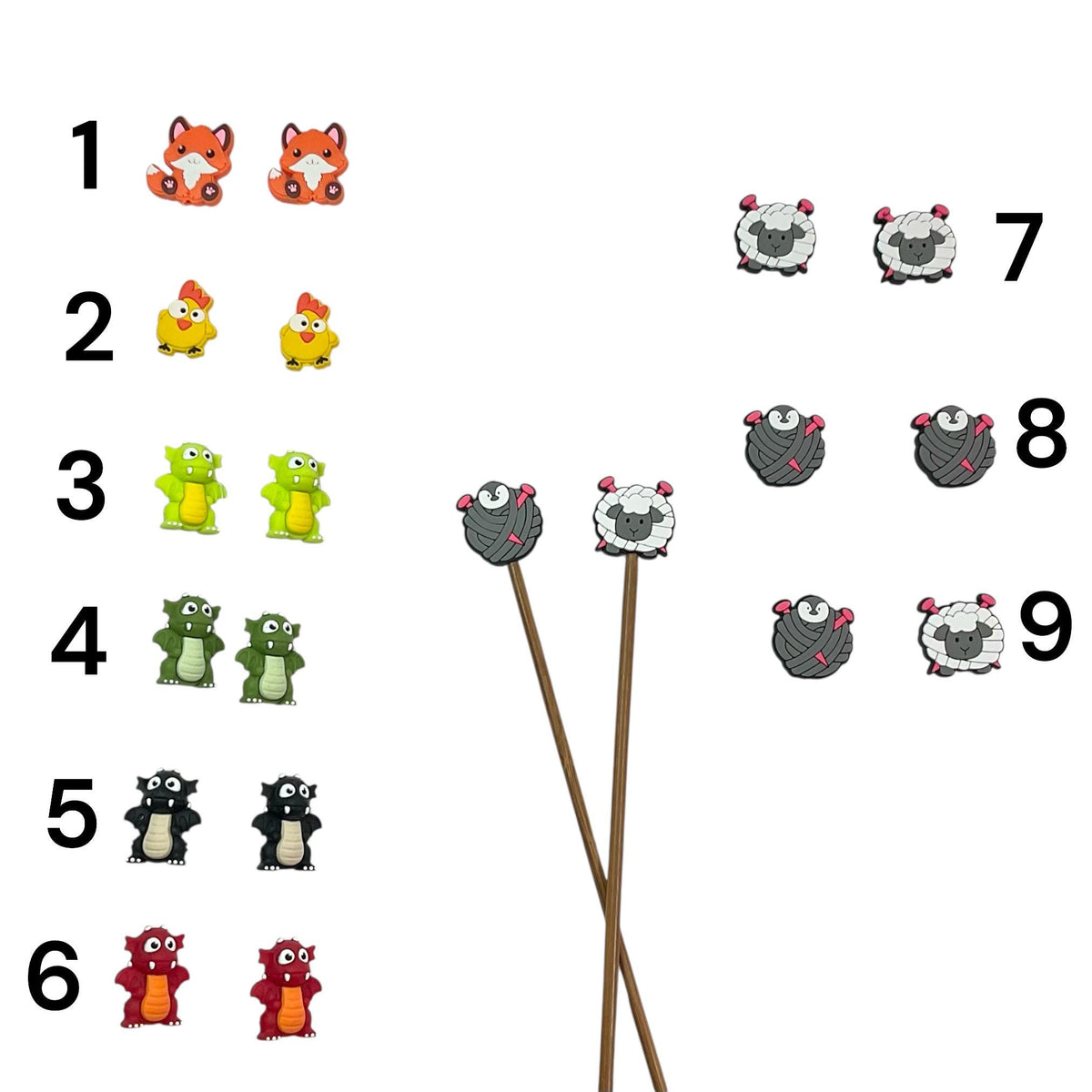 Knitting needle stitch stopper