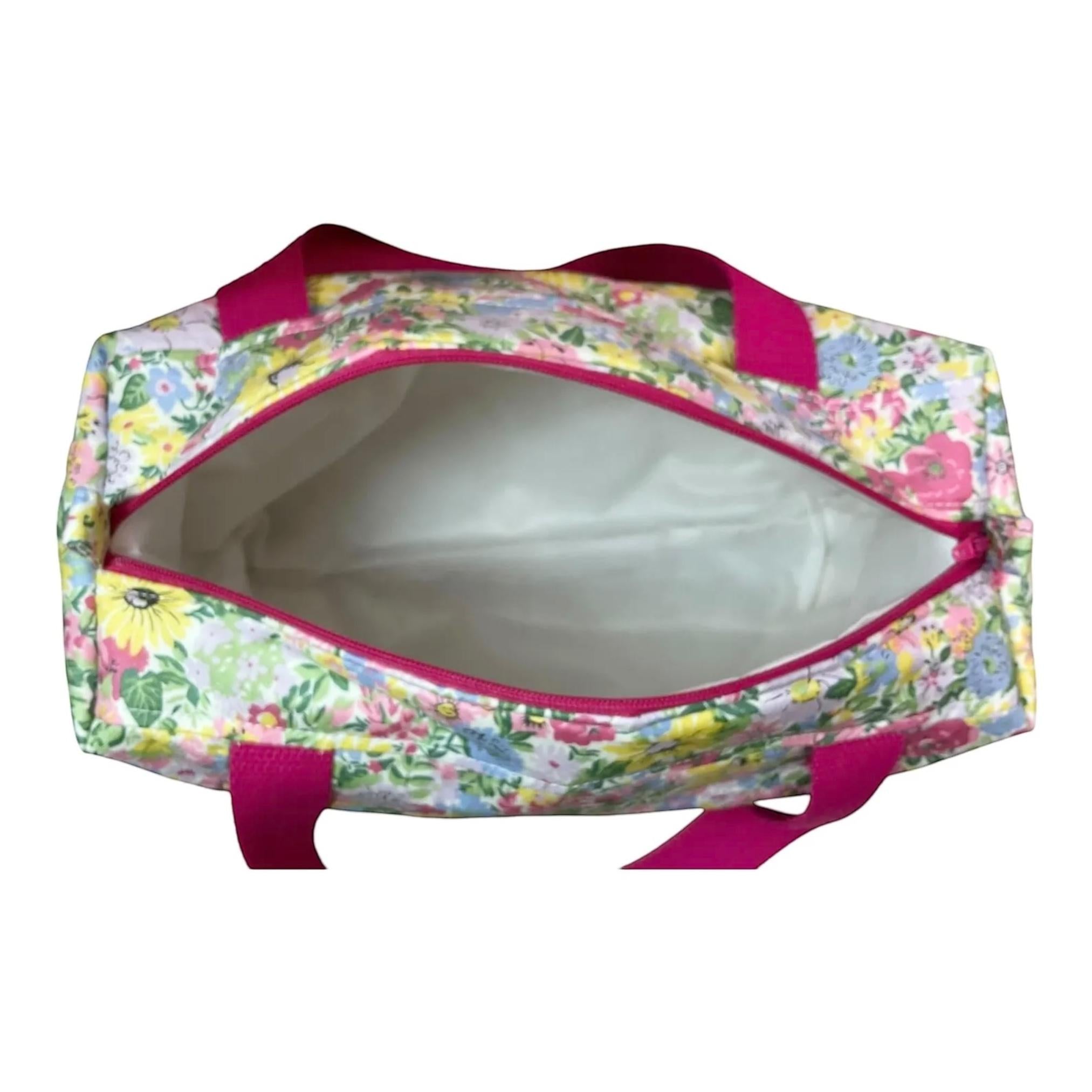 Liberty large toiletries bag with handles and zip pocket, floral Waterproof, wash pouch, Cosmetics bag, ladies  gift, womens sponge bag