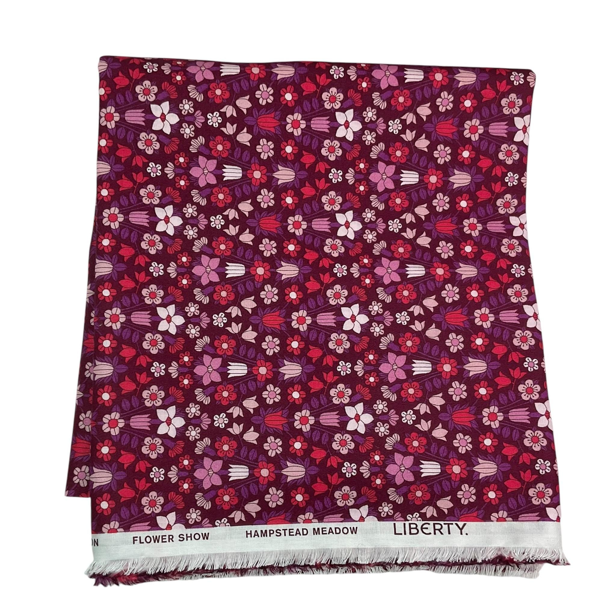Liberty fabric large toiletries bag with handles and zip pocket, floral Waterproof, ladies sponge wash pouch, Cosmetics bag, ladies gift