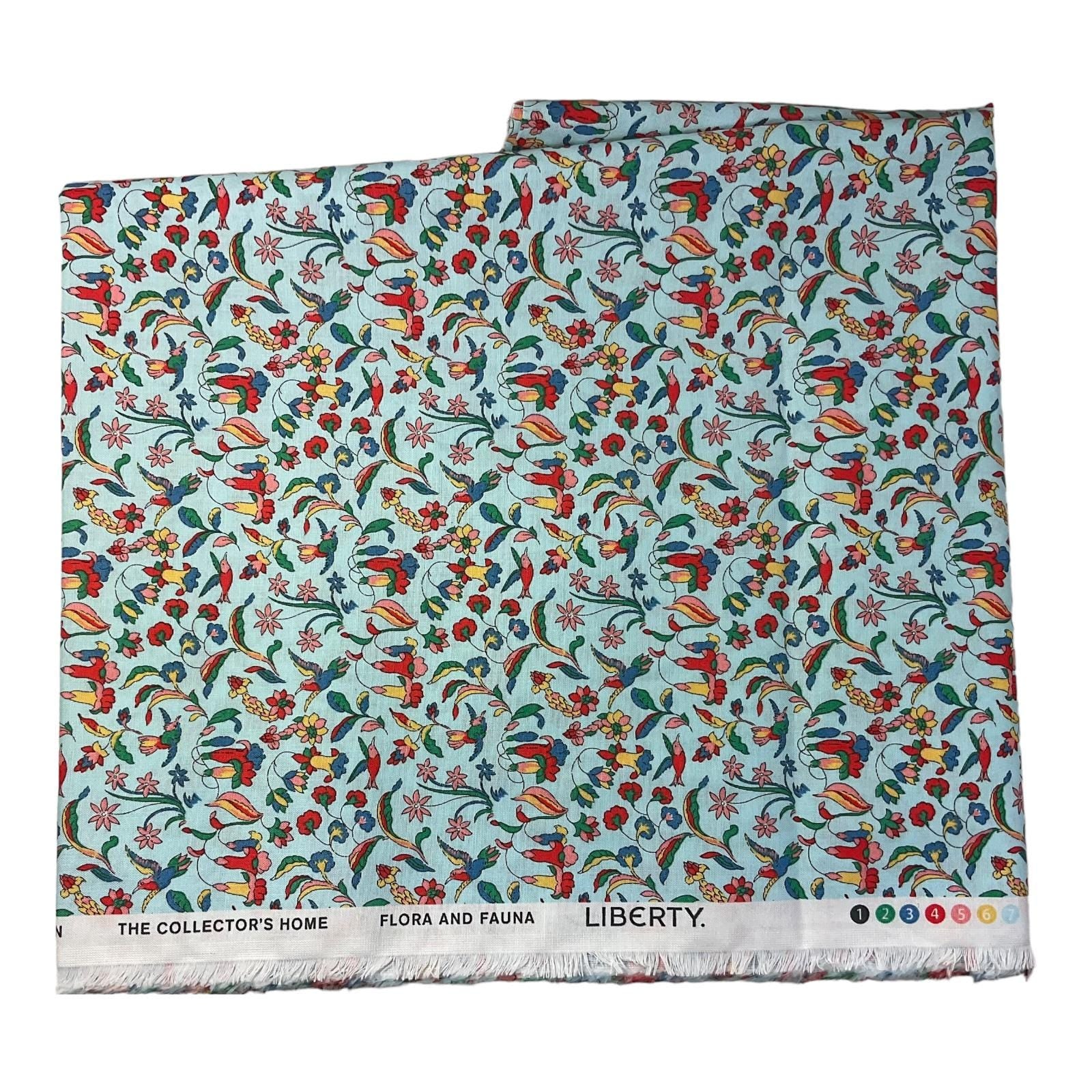 Liberty floral print Straight knitting needle case, bird needle roll, ribbon tie storage, crafting accessories, knitters gift, organiser