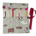 Straight knitting needle case, needle roll , sheep needle case, needle storage, knitting accessories, knitters gift,needle organiser