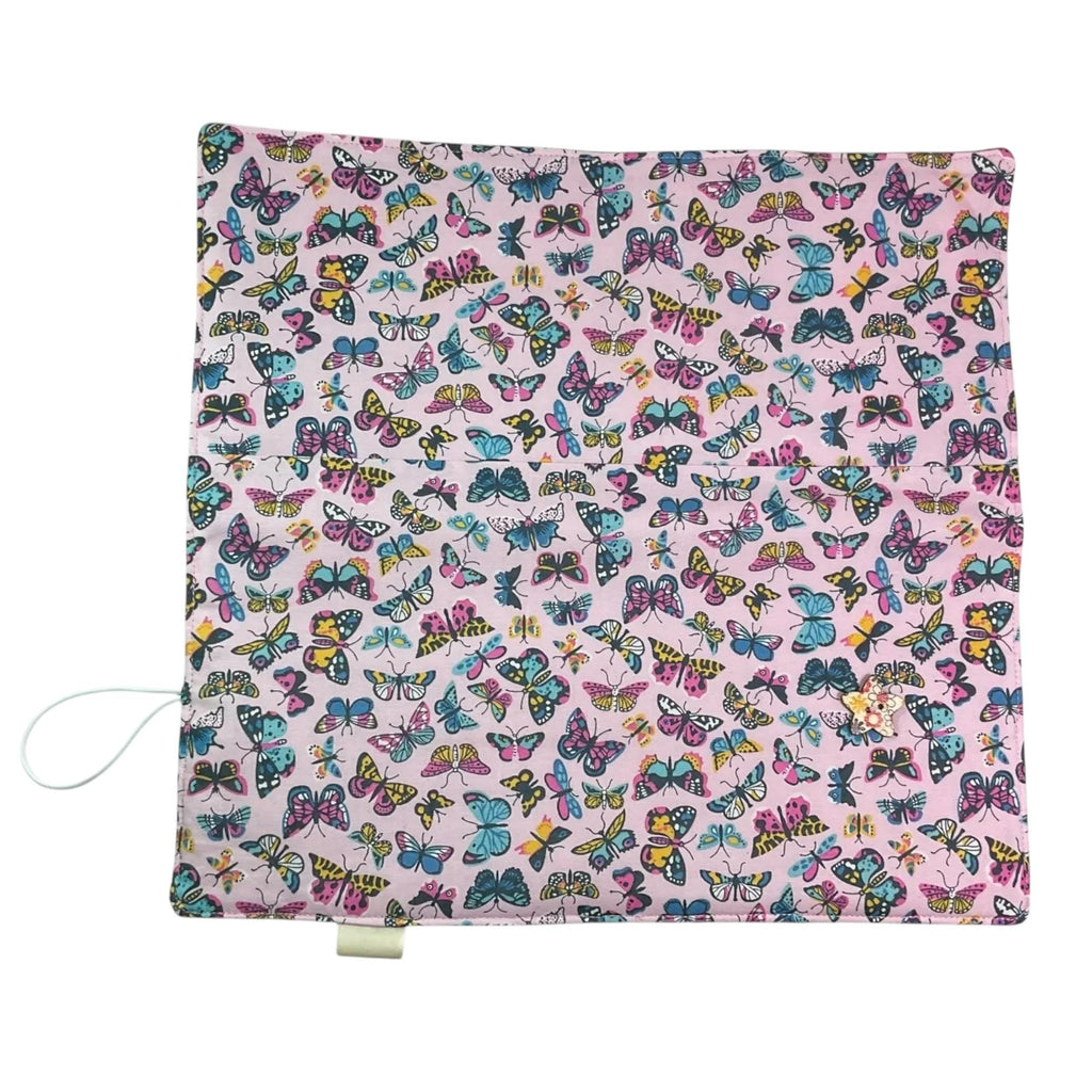 Interchangeable knitting needle case with Liberty fabric , butterfly addi case, chiagoo wallet, knit pro organiser pouch, hiya hiya case,