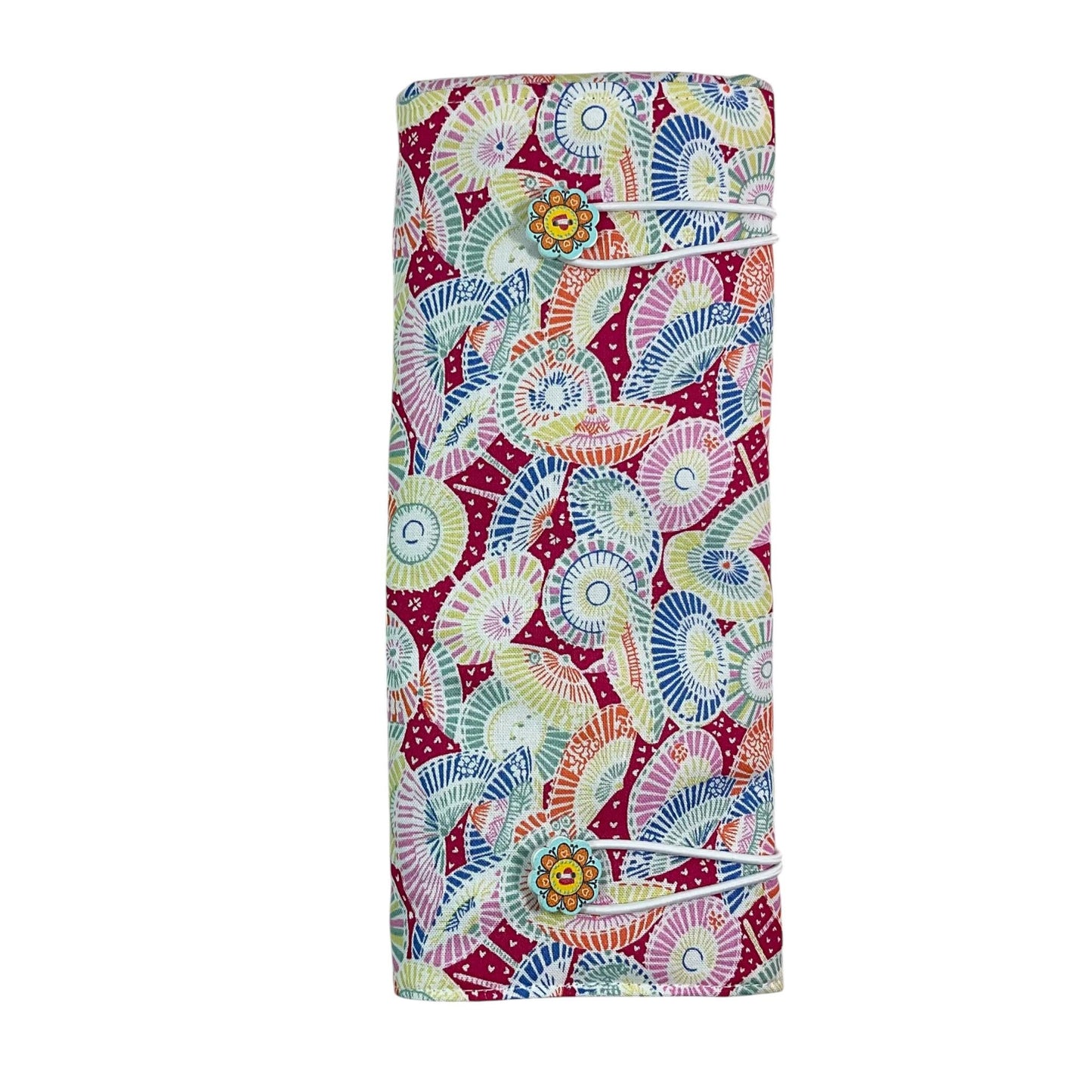Liberty Floral fabric  interchangeable and double pointed knitting needle case