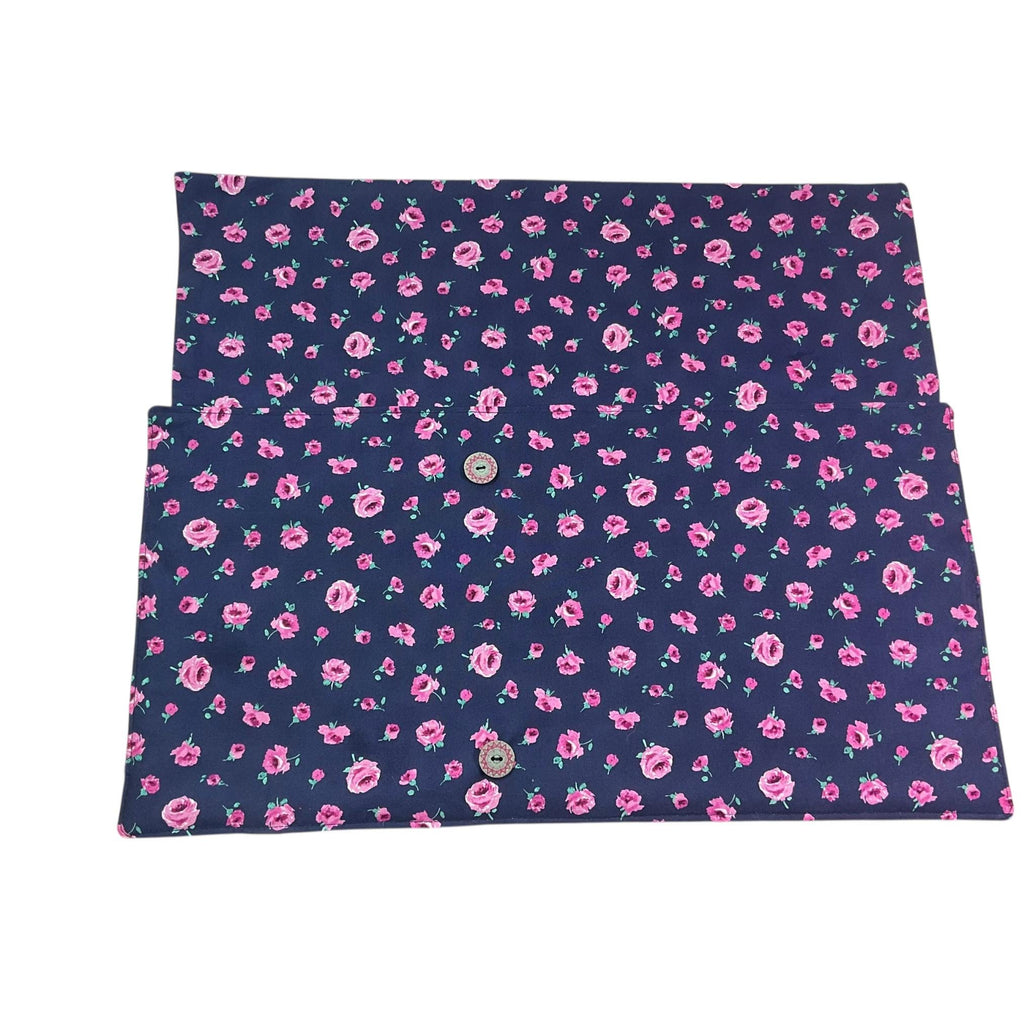 Double pointed knitting needle case made in Liberty floral fabric,  DPN or crochet hook case, sock knitters gift,