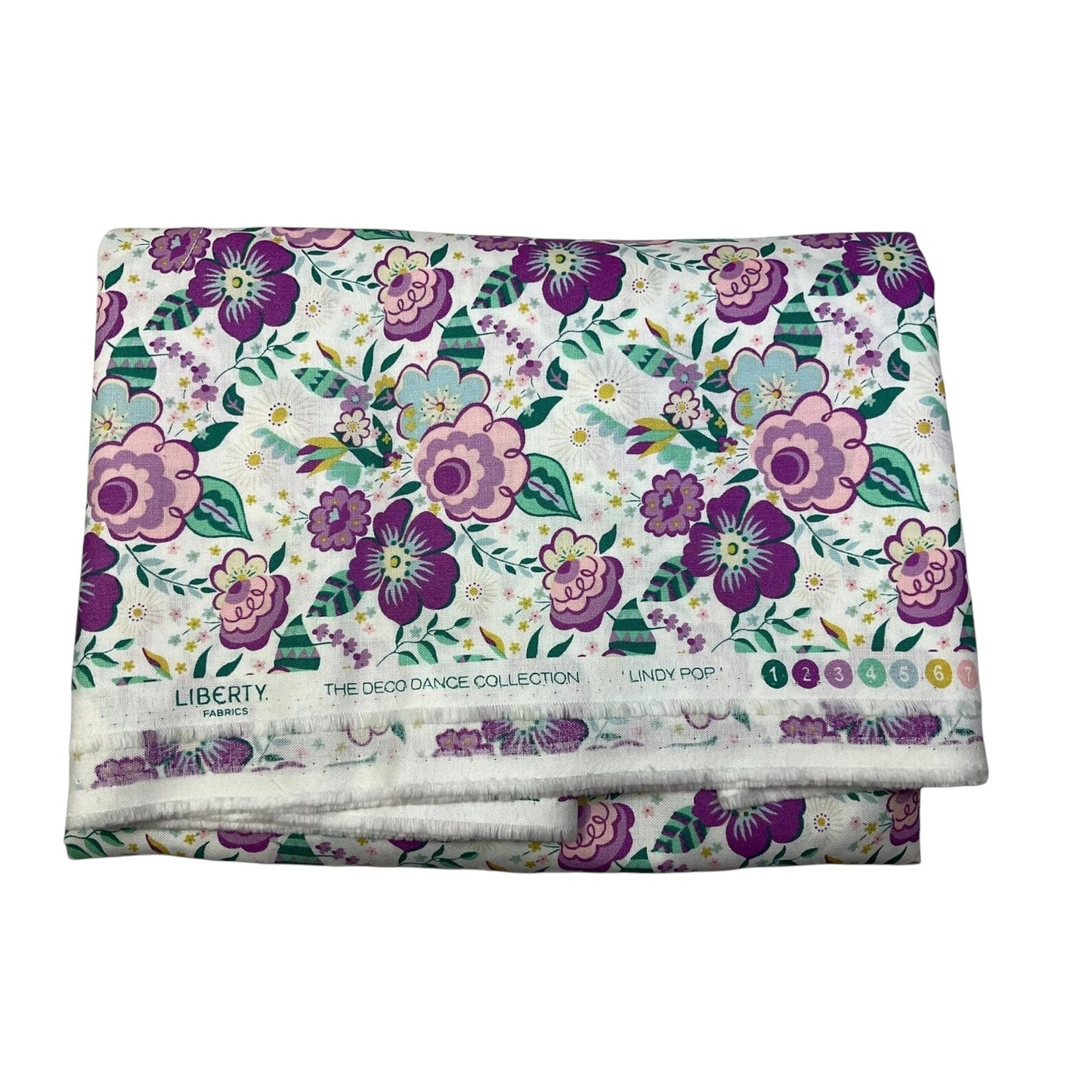 Crochet hook case in Liberty floral fabric