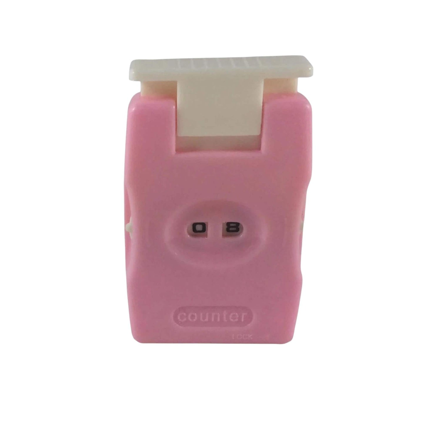 Pink Mechanical Row Counter for Knitting & Crochet