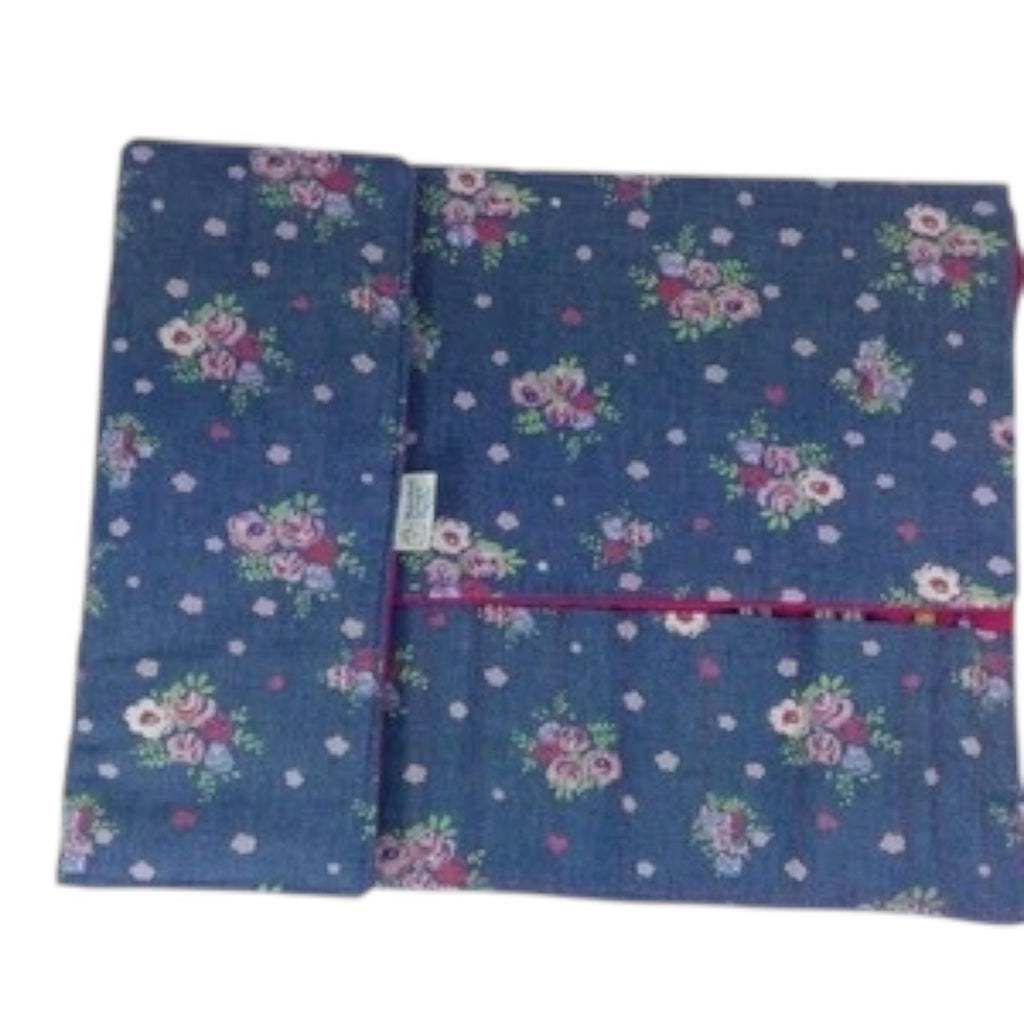 Floral interchangeable and double pointed needle case, knitting needle pouch, hiya hiya case, knit pro wallet, sock needle case