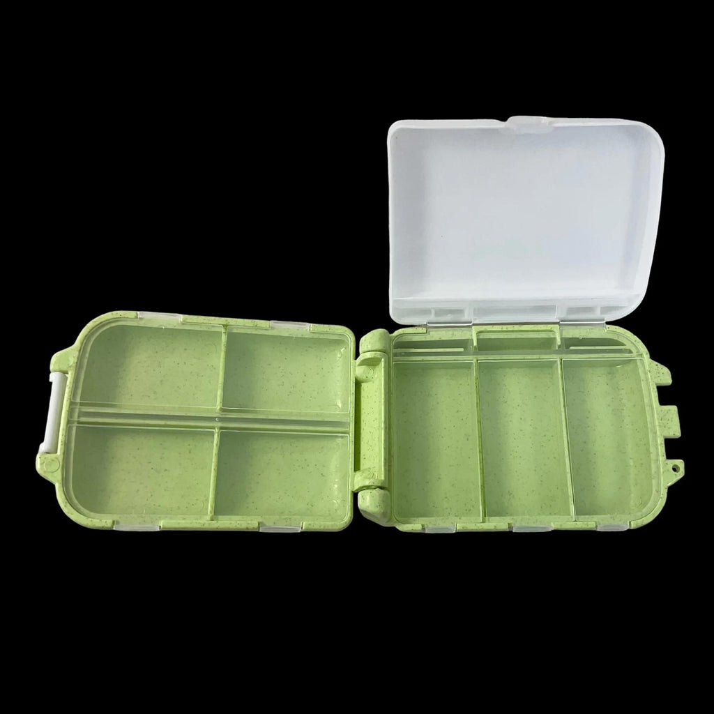 Knitting notions box, stitch marker rigid multi compartment organiser for  tools for knitting, crochet and sewing, small notions container