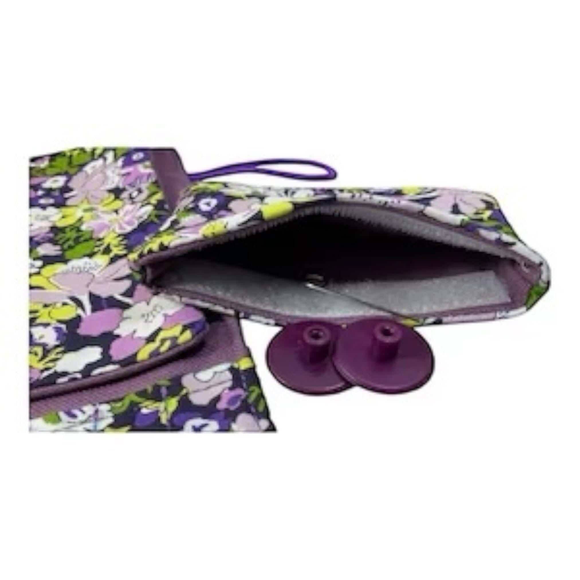 Liberty Floral fabric  interchangeable and double pointed knitting needle case, hiya hiya pouch, knit pro wallet, sock needle case