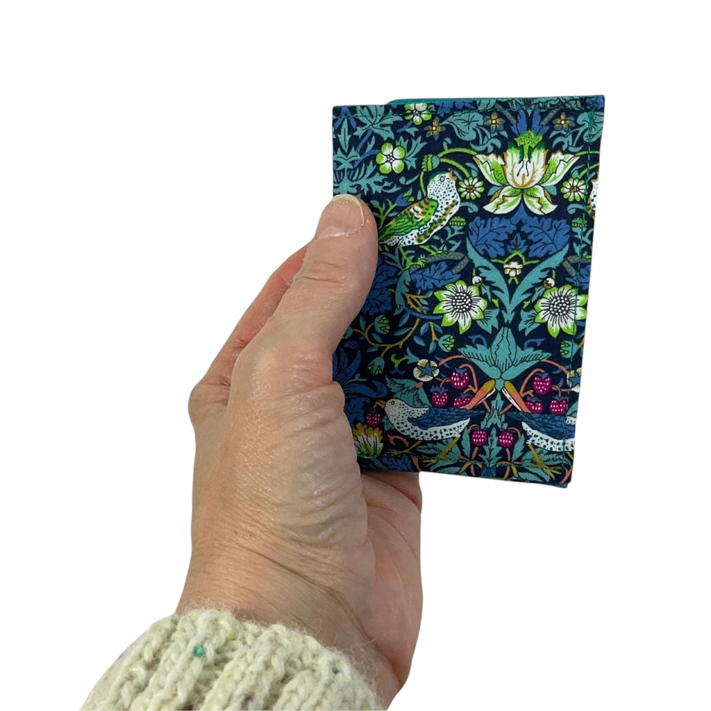 card wallet in pretty floral Liberty fabric , credit card or Oyster card pouch, loyalty card holder, ladies small gift