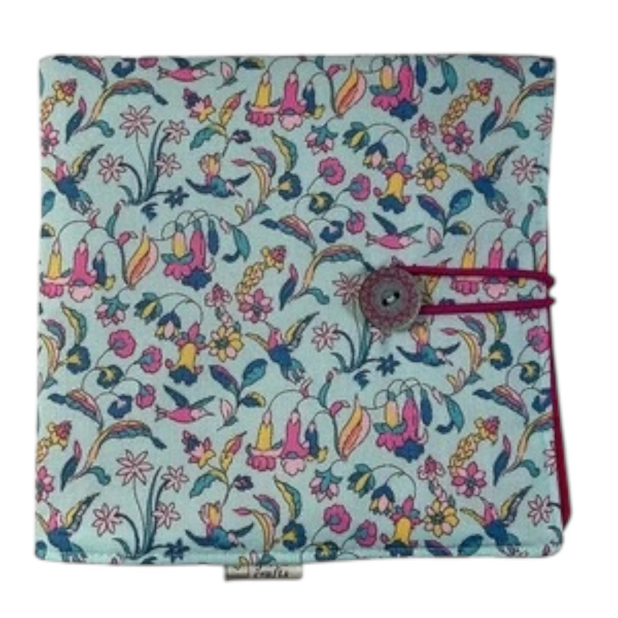 Interchangeable knitting needle case with Liberty fabric , floral bird addi case, chiagoo wallet, knit pro organiser pouch, hiya hiya case,