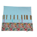 Floral Double pointed case, DPN  knitting needle case, crochet hook case, knitting needle roll, needle organiser, sock needle case