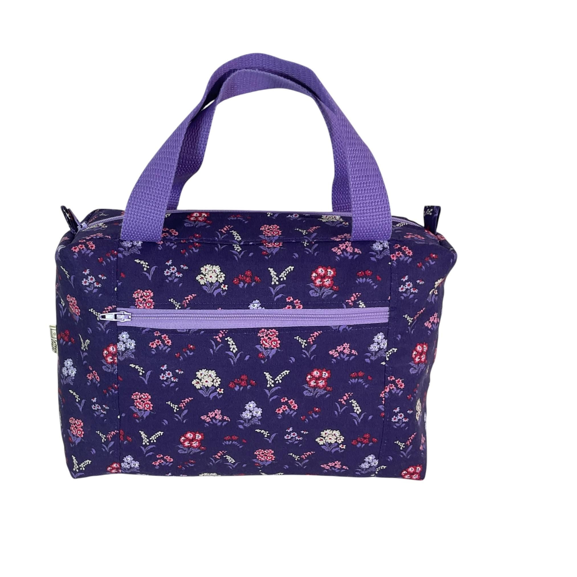 Liberty fabric large toiletries bag with handles and zip pocket, floral Waterproof, ladies sponge wash pouch, Cosmetics bag, ladies gift